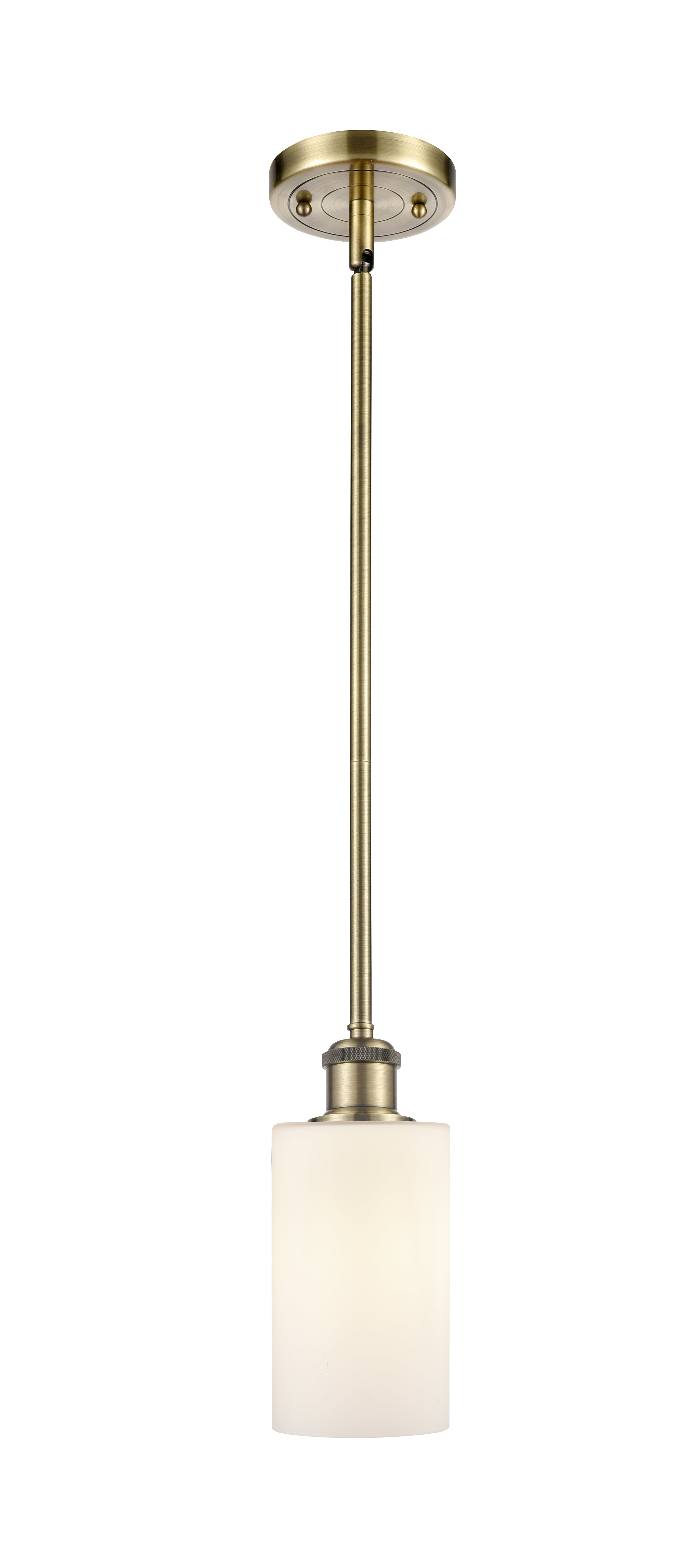 Ballston Mini Pendant Antique Brass Finish