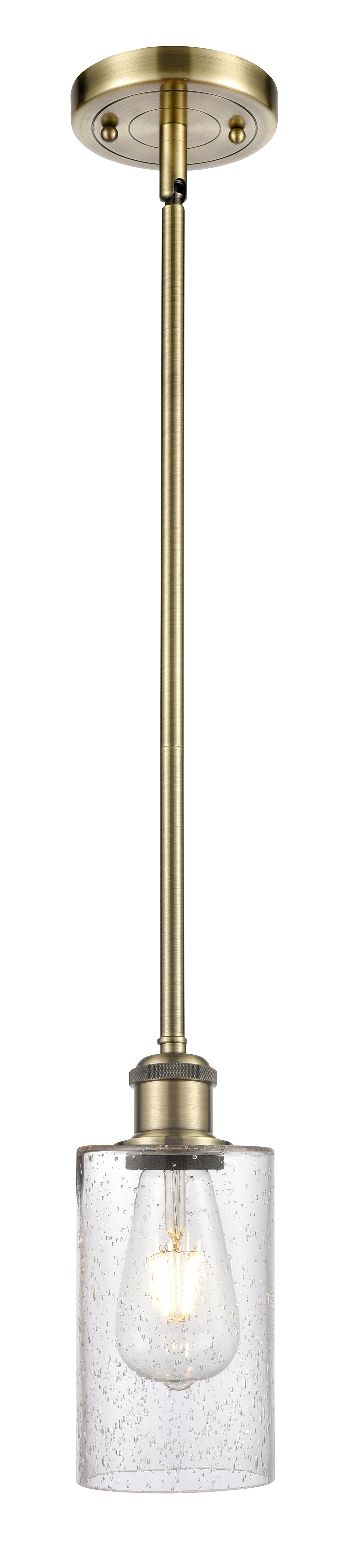 Ballston Mini Pendant Antique Brass Finish