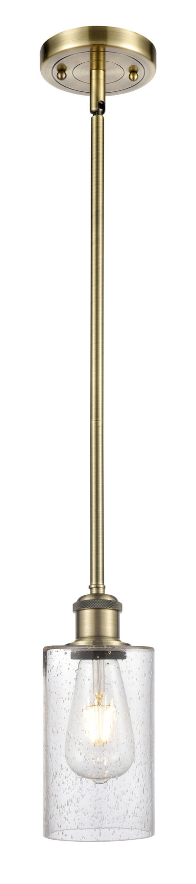 Ballston Mini Pendant Antique Brass Finish