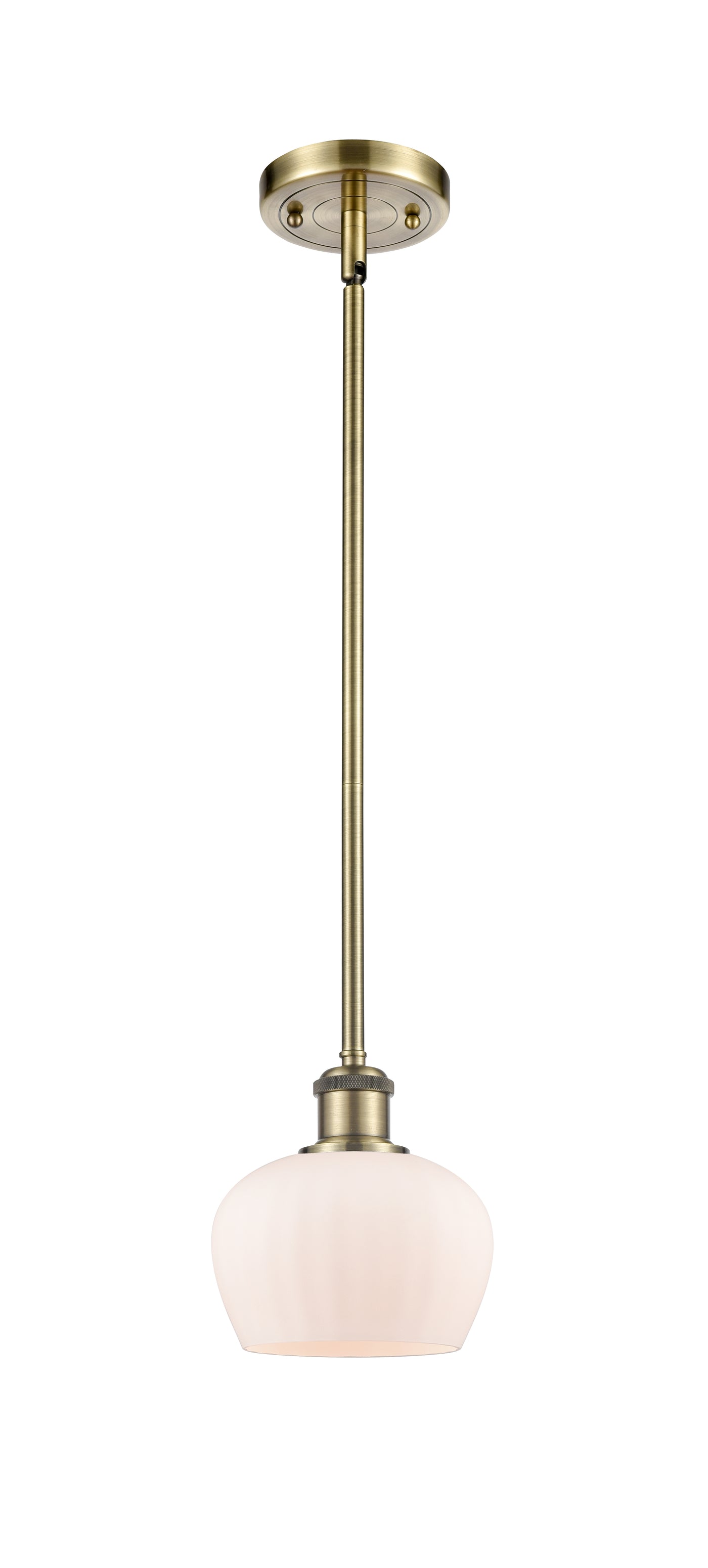 Ballston Mini Pendant Antique Brass Finish