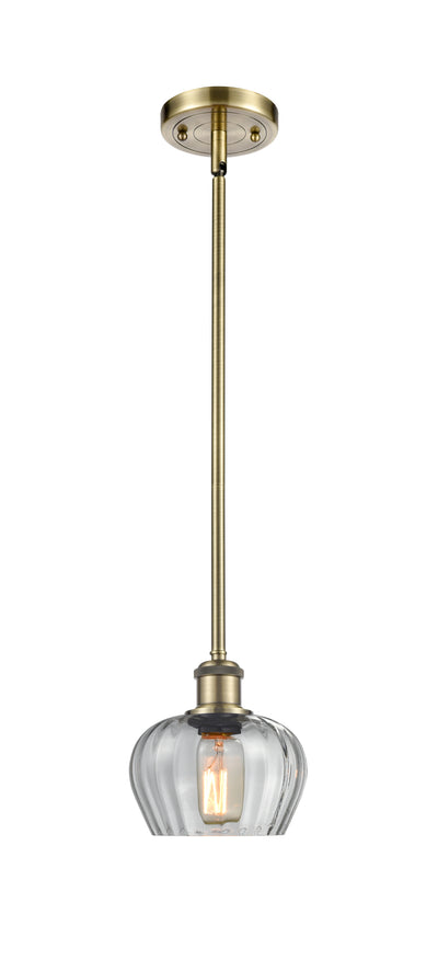 Ballston Mini Pendant Antique Brass Finish
