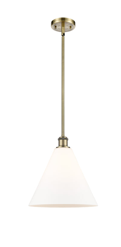 Ballston Mini Pendant Antique Brass Finish