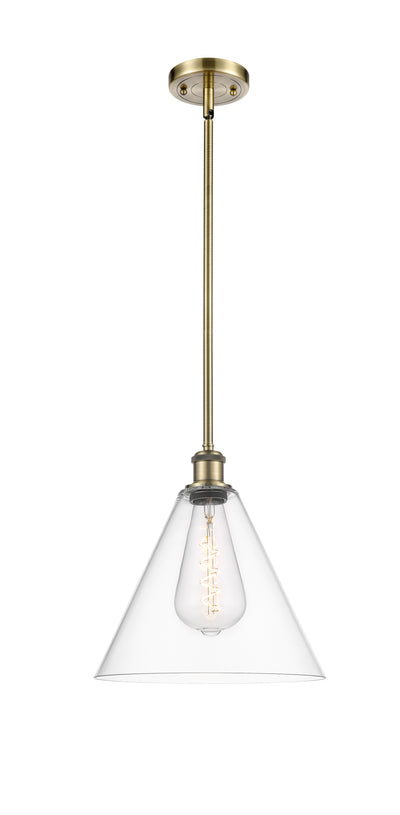 Ballston Mini Pendant Antique Brass Finish