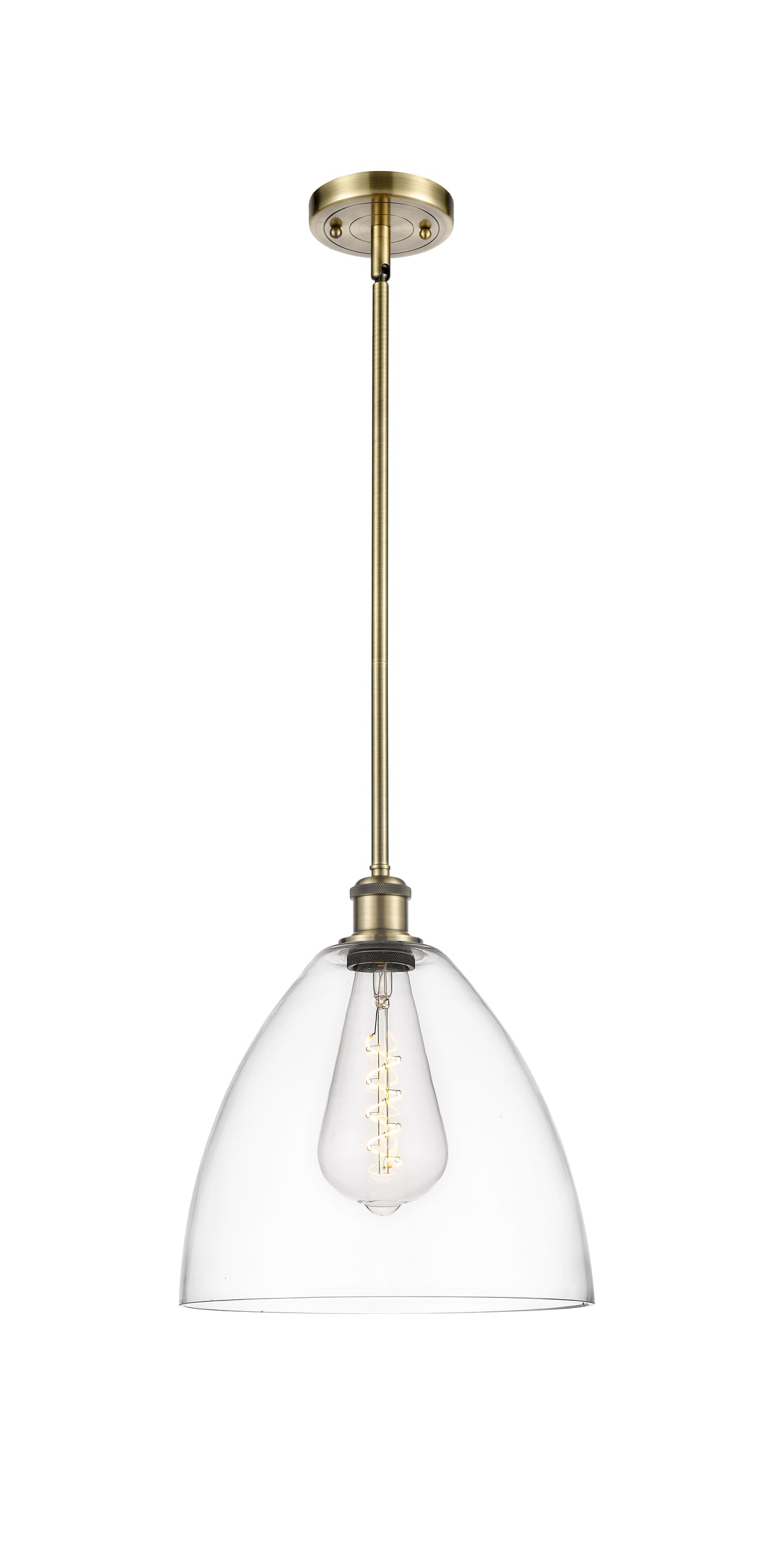 Ballston Mini Pendant Antique Brass