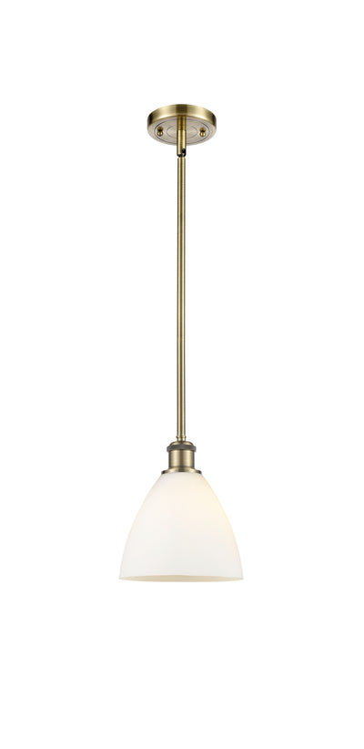 Ballston Mini Pendant Antique Brass Finish