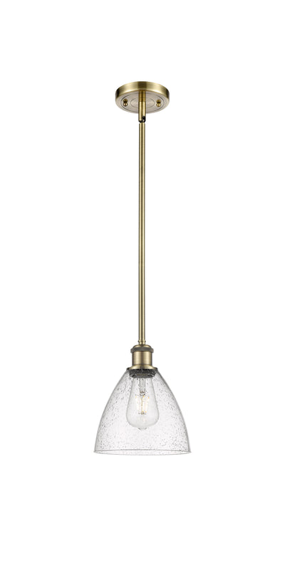 Ballston Mini Pendant Antique Brass Finish