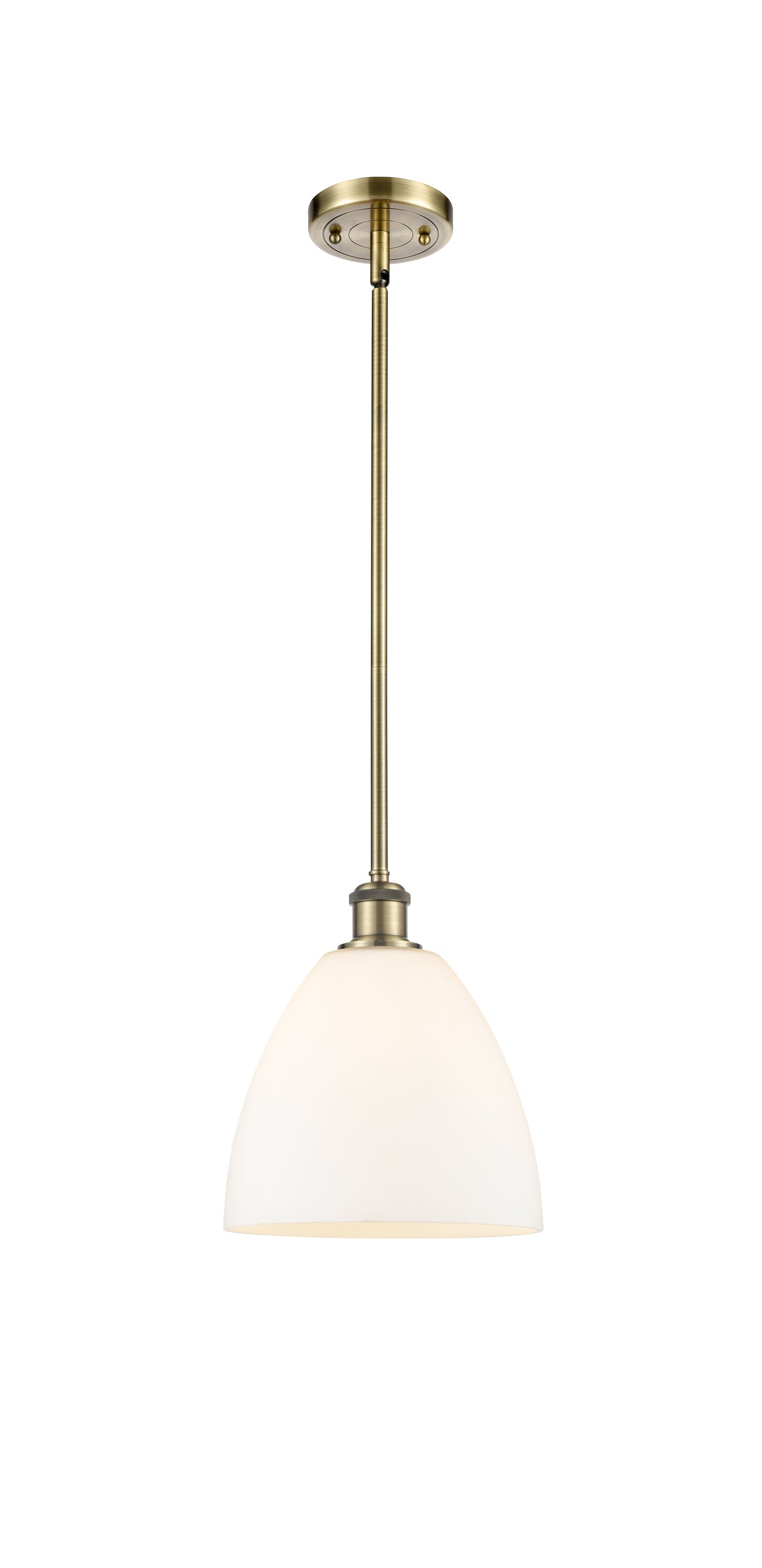 Ballston Mini Pendant Antique Brass Finish