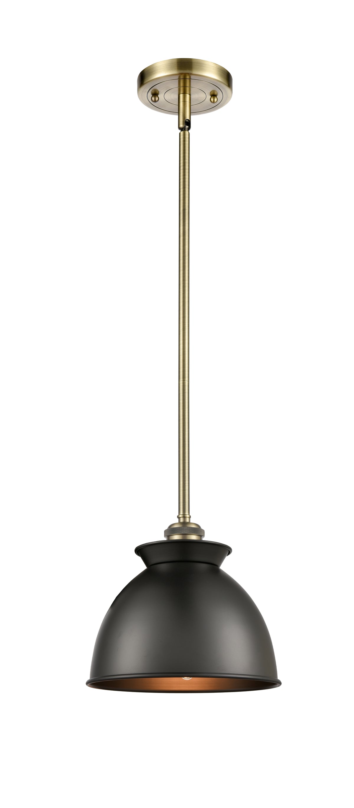 Ballston Mini Pendant Antique Brass 8.25