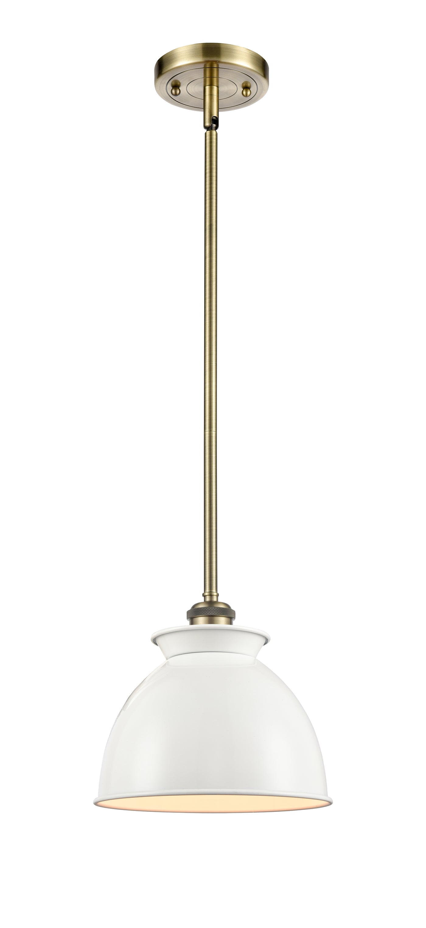 Ballston Mini Pendant Antique Brass 8.25