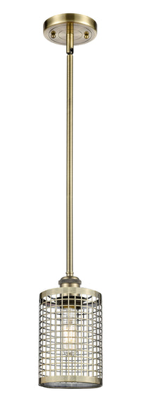 Ballston Mini Pendant Antique Brass Finish
