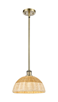 Ballston Mini Pendant Antique Brass Finish