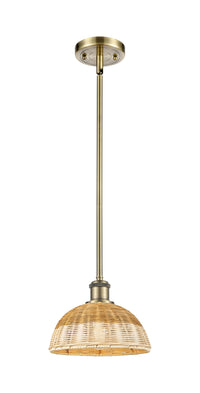 Ballston Mini Pendant Antique Brass Finish
