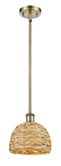 Ballston Mini Pendant Antique Brass Finish