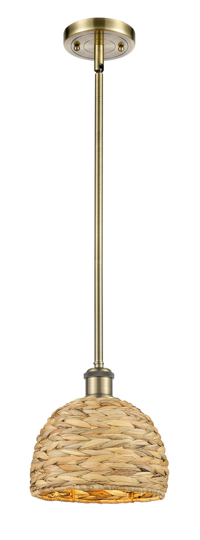 Ballston Mini Pendant Antique Brass Finish