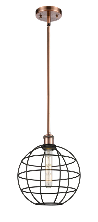 Ballston Mini Pendant Antique Brass 10 Inch