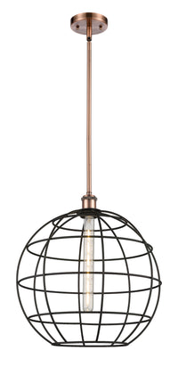 Ballston Mini Pendant Antique Brass Finish