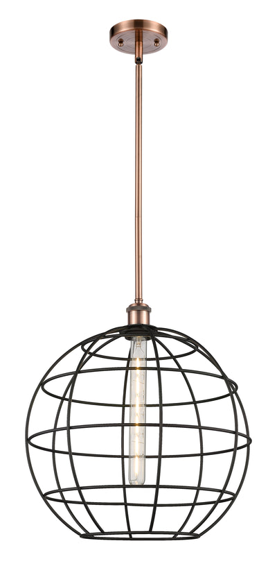 Ballston Mini Pendant Antique Brass Finish