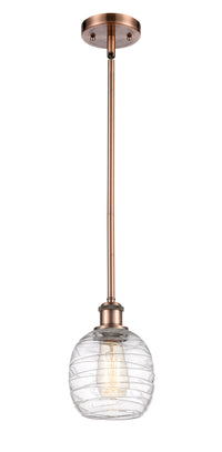Ballston Mini Pendant Antique Brass Finish