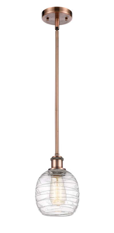 Ballston Mini Pendant Antique Brass Finish