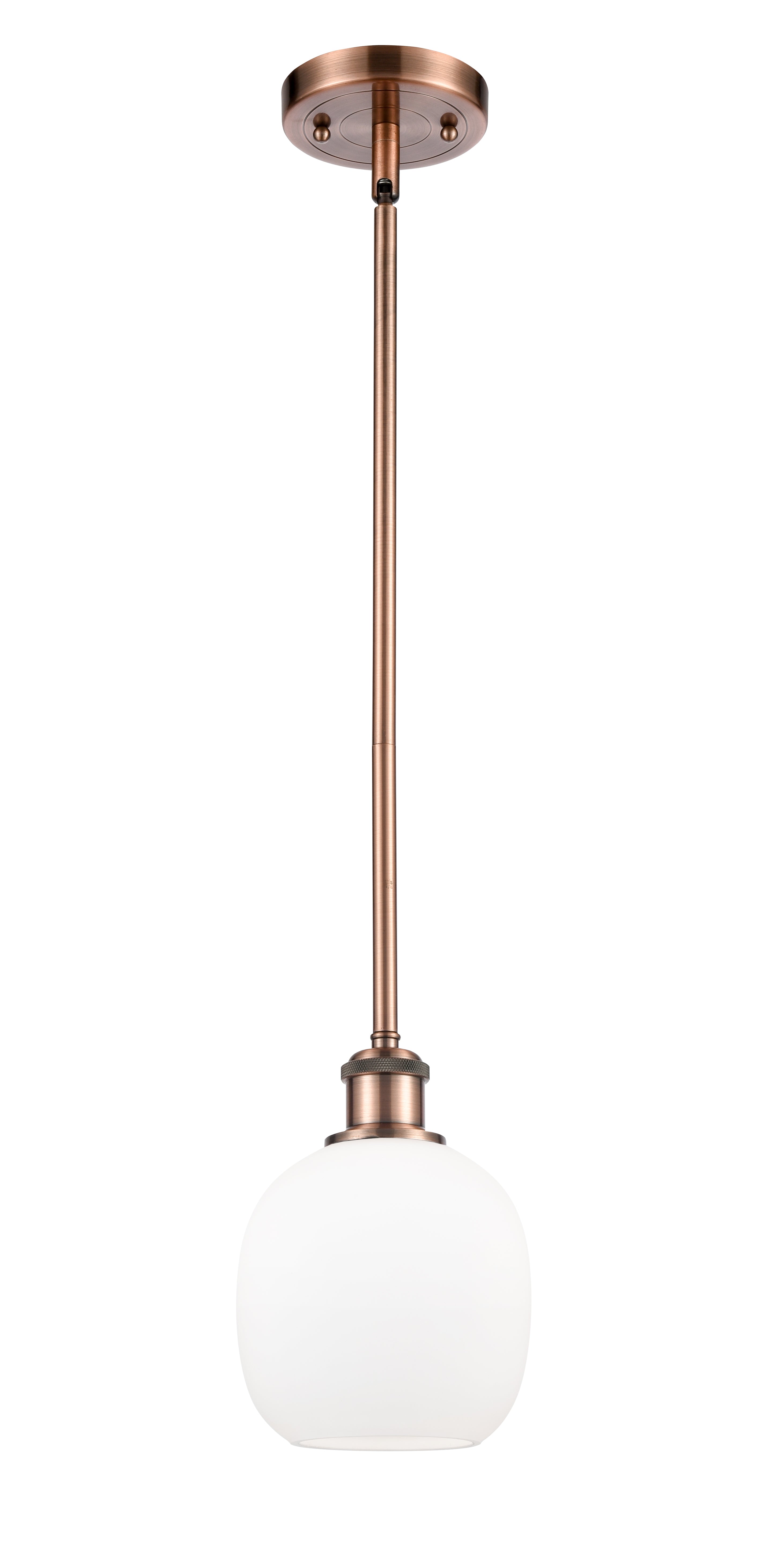 Ballston Mini Pendant Antique Brass Finish