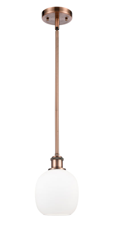 Ballston Mini Pendant Antique Brass Finish