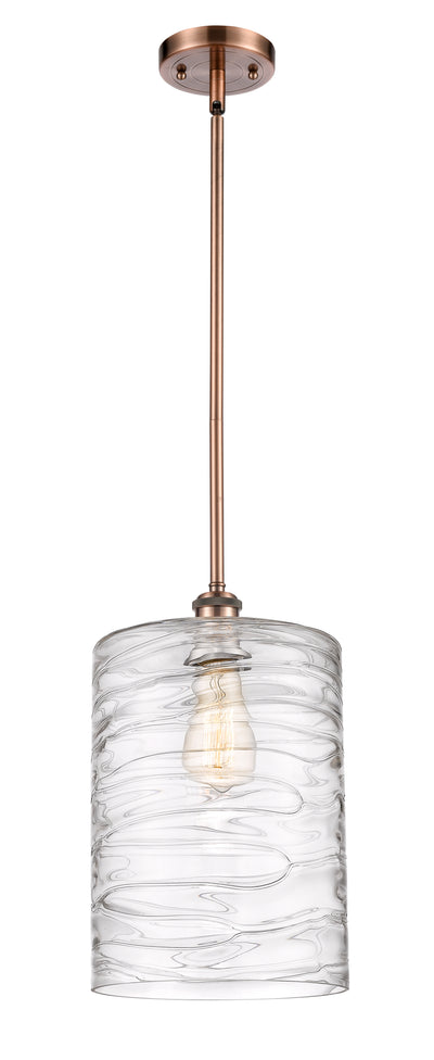 Ballston Mini Pendant Antique Brass 9 Inch