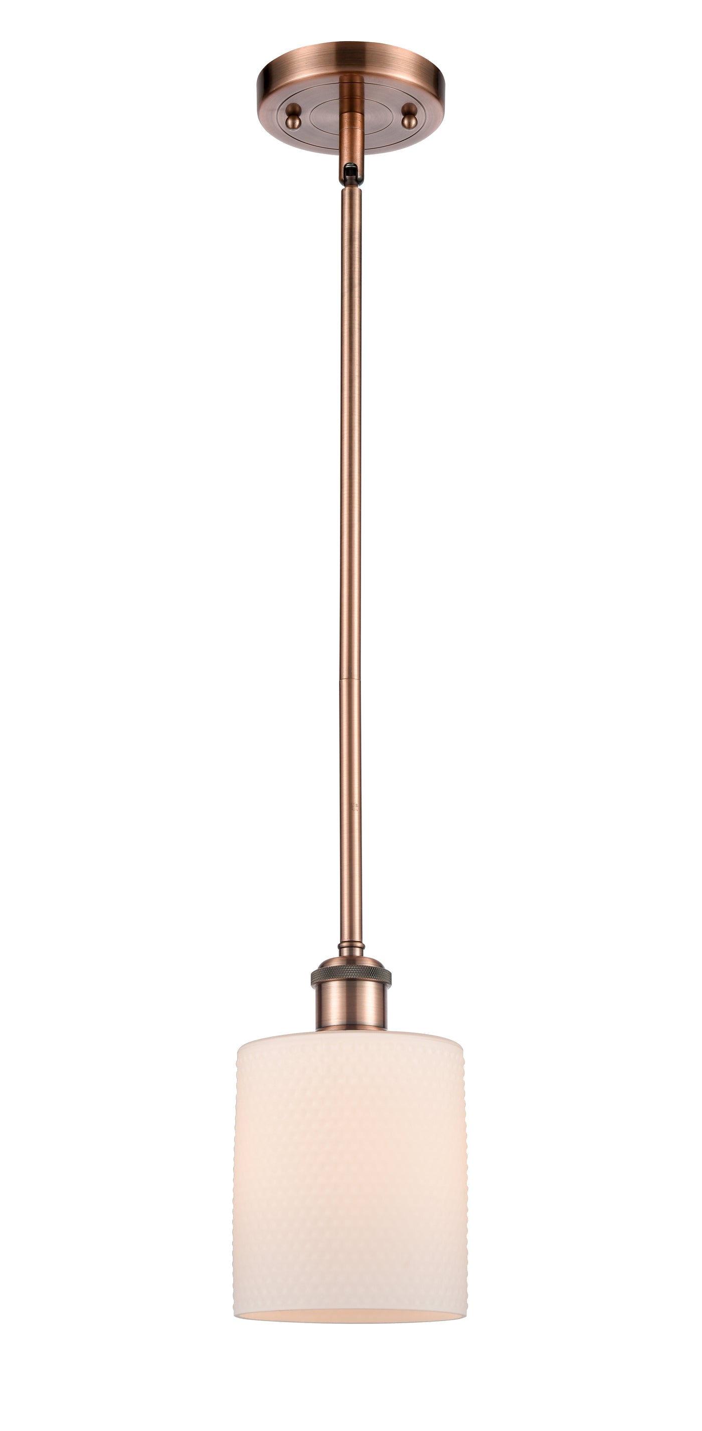 Ballston Mini Pendant Antique Brass Finish