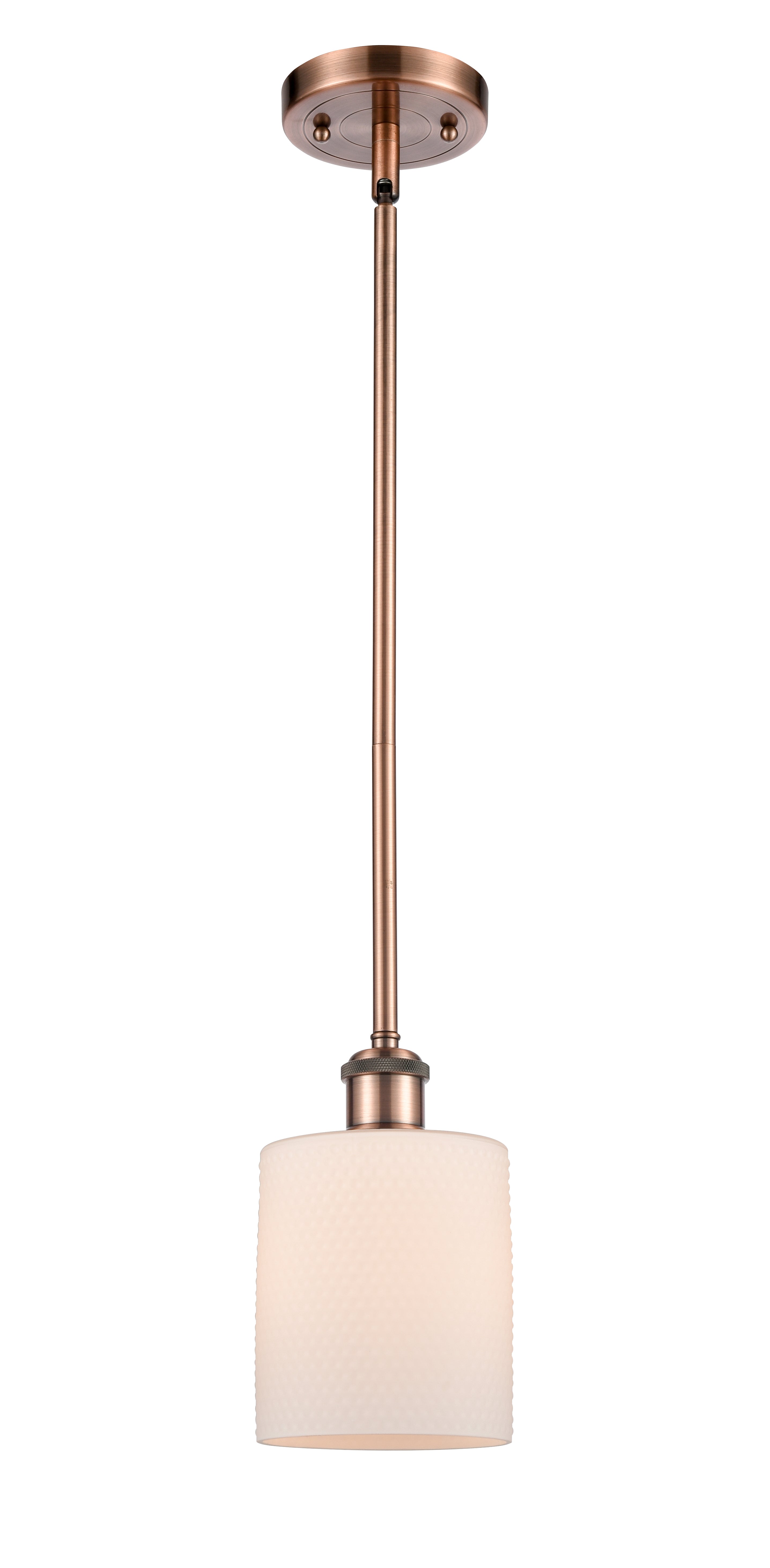 Ballston Mini Pendant Antique Brass Finish