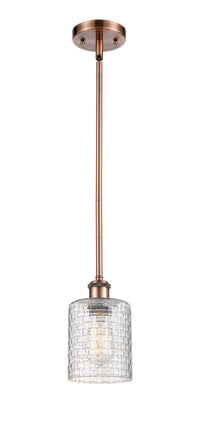 Ballston Mini Pendant Antique Brass Finish