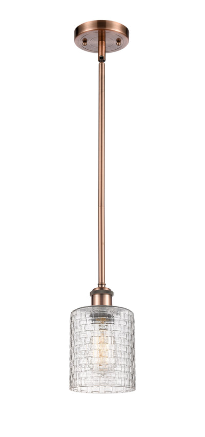 Ballston Mini Pendant Antique Brass Finish