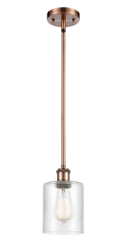 Ballston Mini Pendant Antique Brass Finish