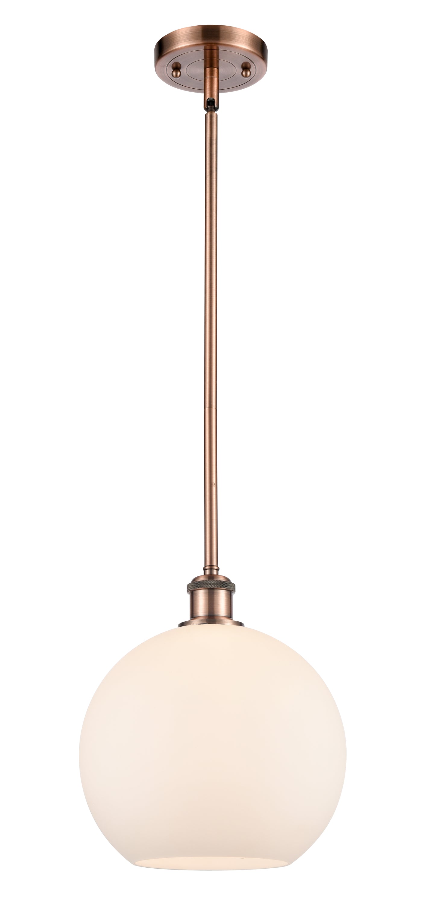 Ballston Mini Pendant Antique Brass Finish