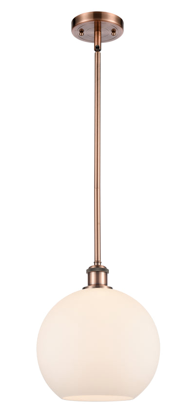 Ballston Mini Pendant Antique Brass Finish
