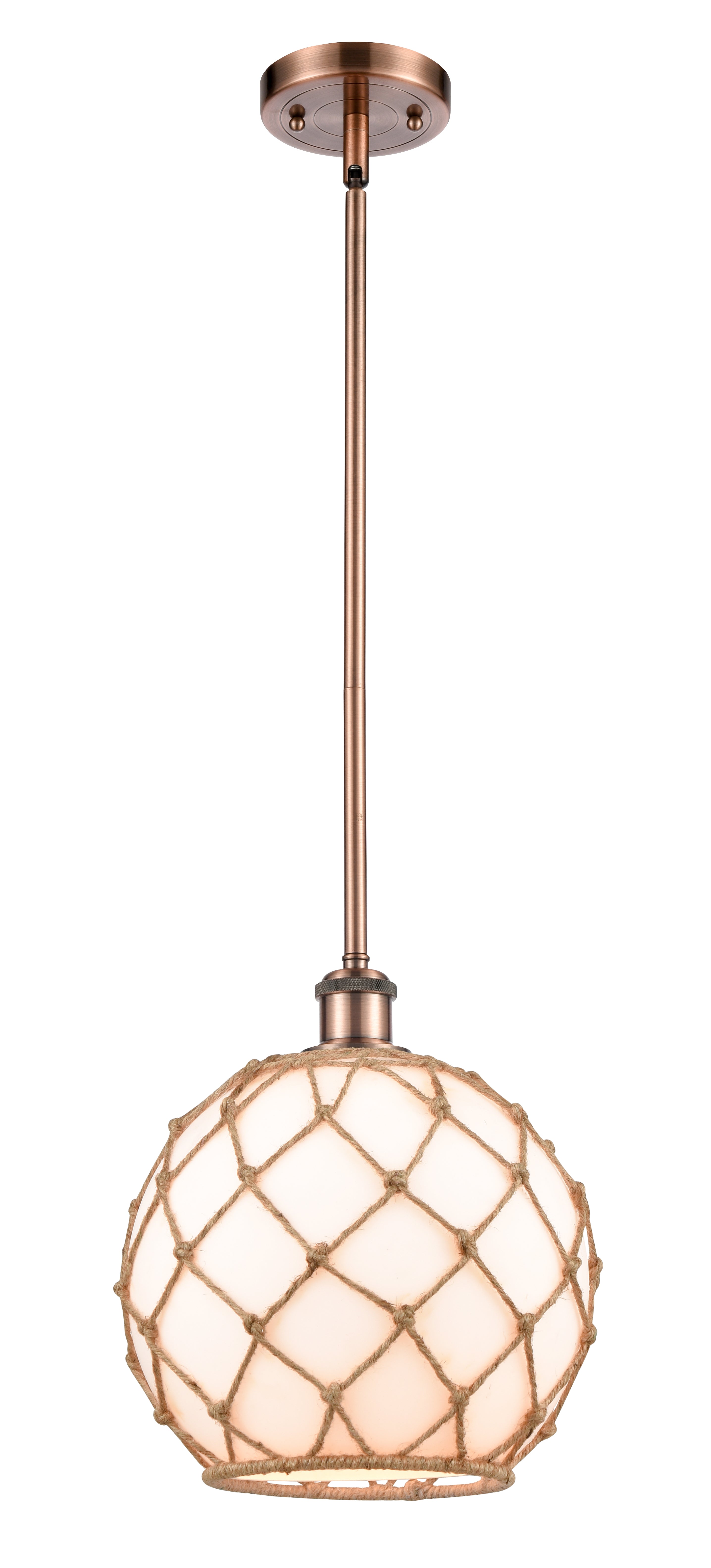 Ballston Mini Pendant Antique Brass Finish