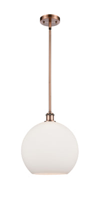 Ballston Mini Pendant Antique Brass Finish