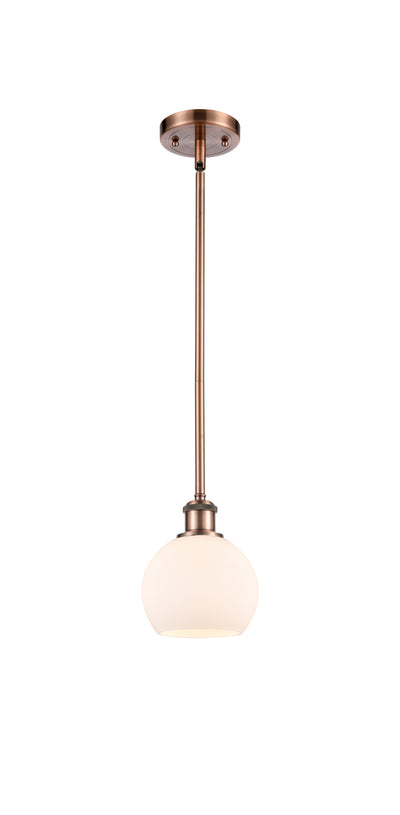 Ballston Mini Pendant Antique Brass Finish