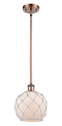 Ballston Mini Pendant Antique Brass Finish