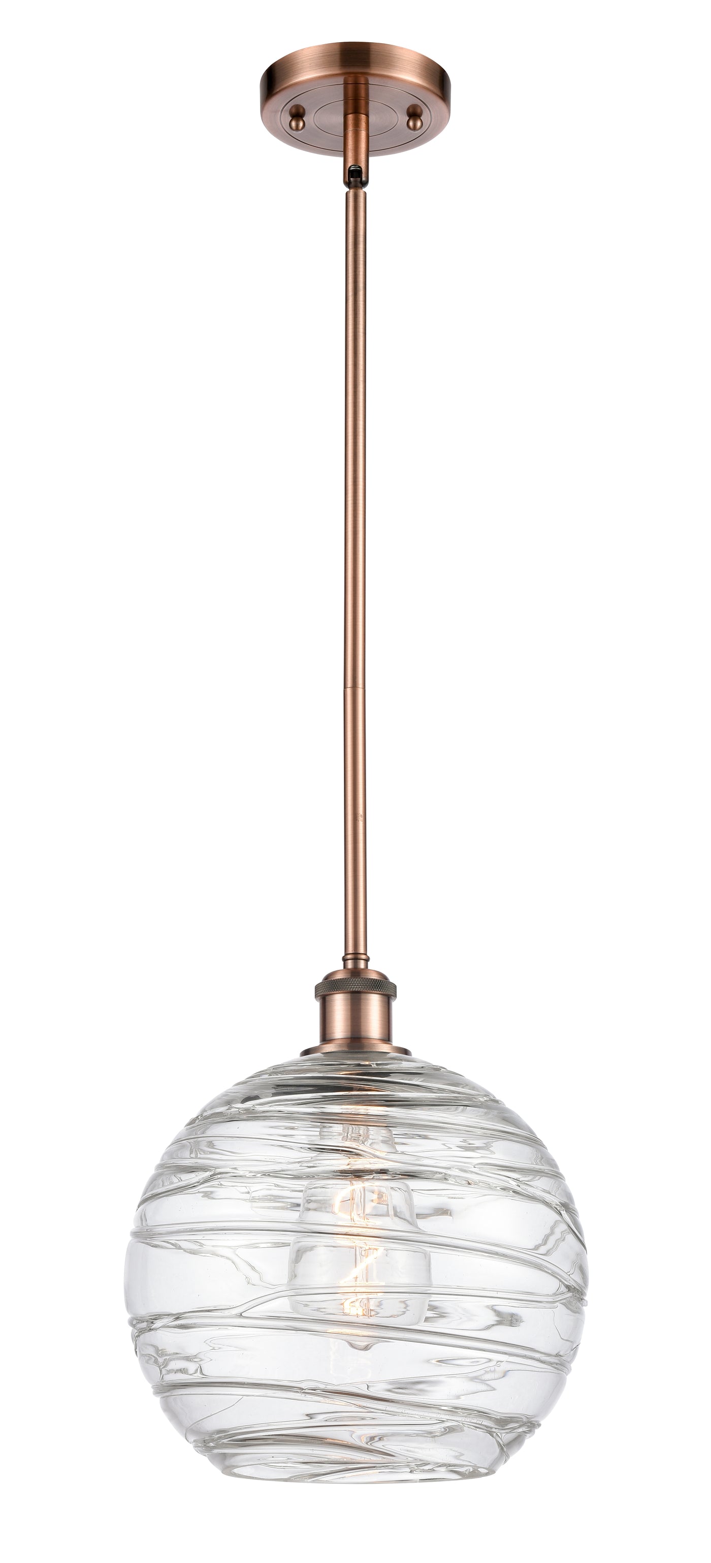 Ballston Mini Pendant Antique Brass Finish