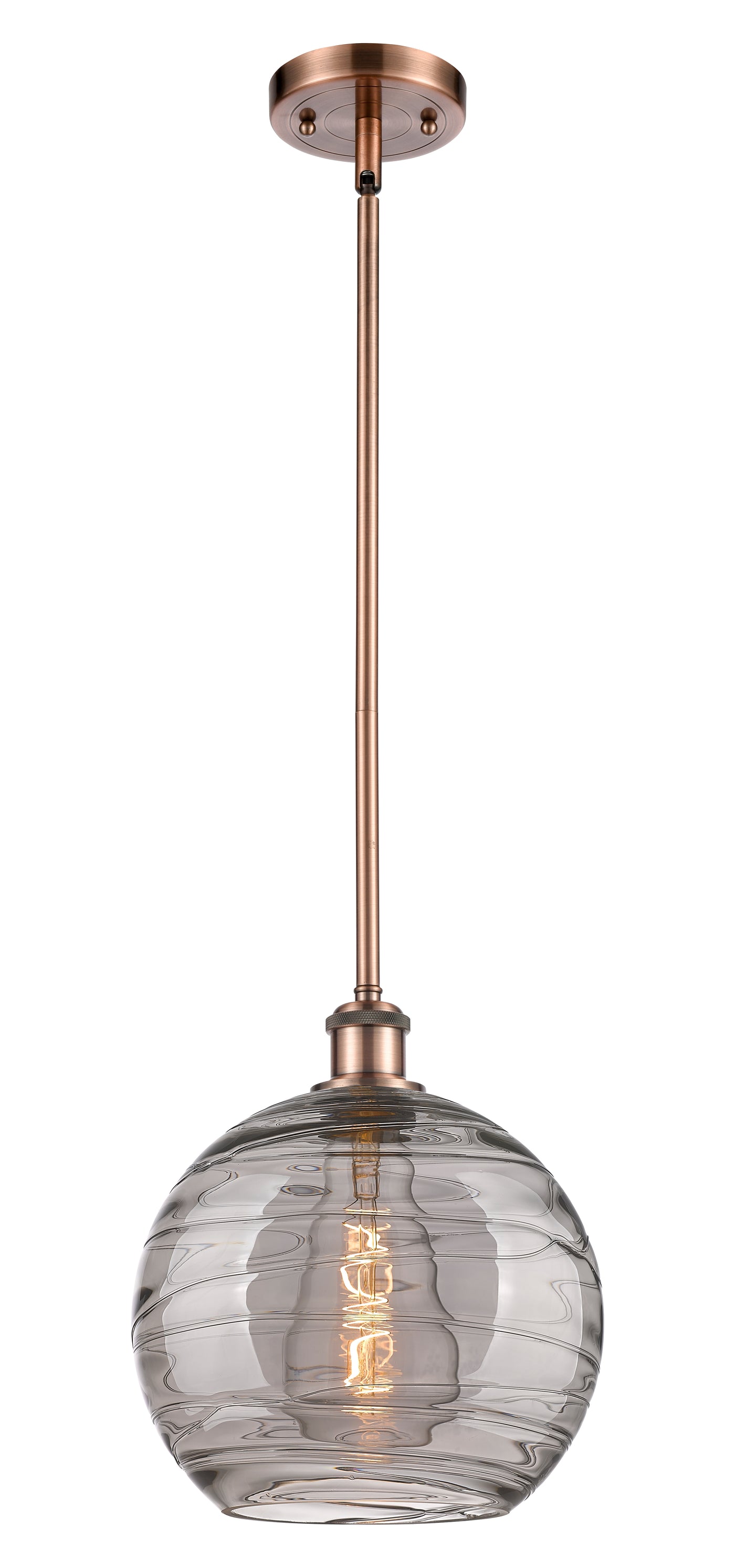 Ballston Mini Pendant Antique Brass Finish