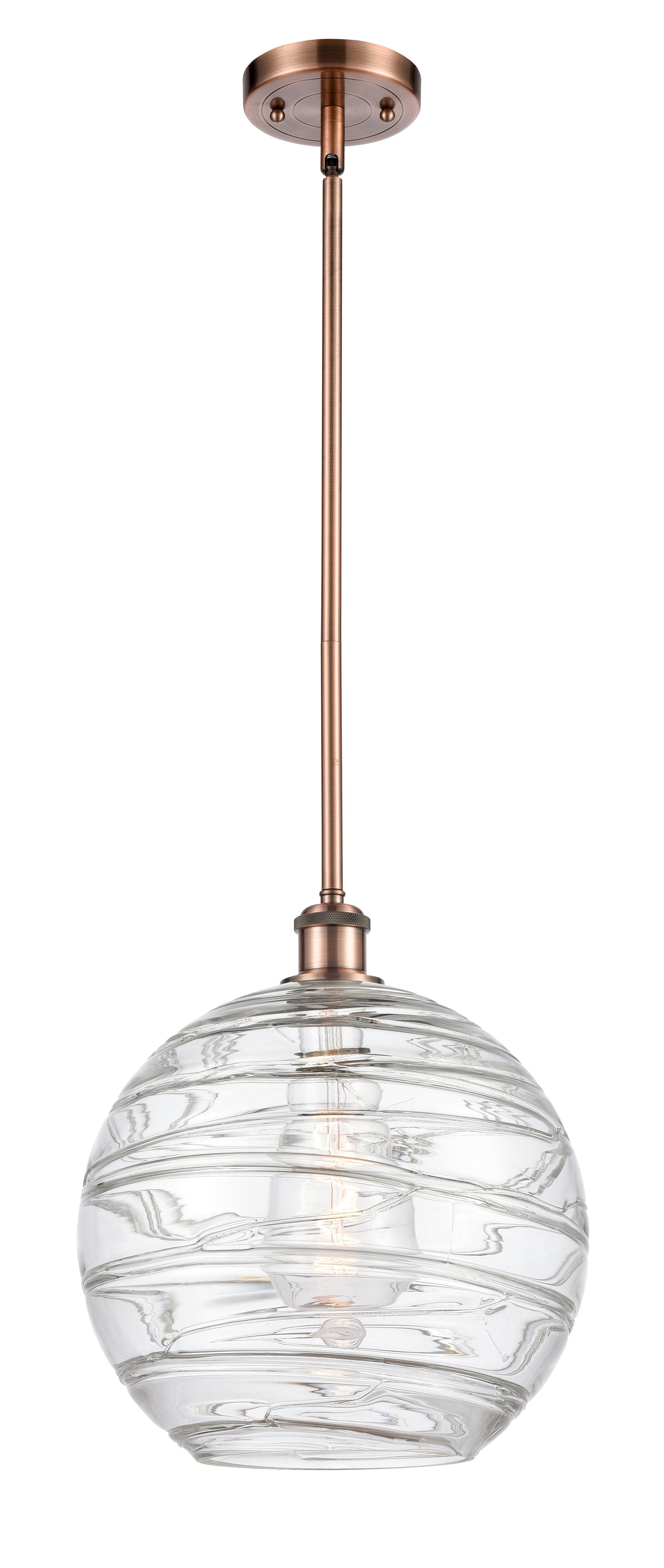 Ballston Mini Pendant Antique Brass Finish