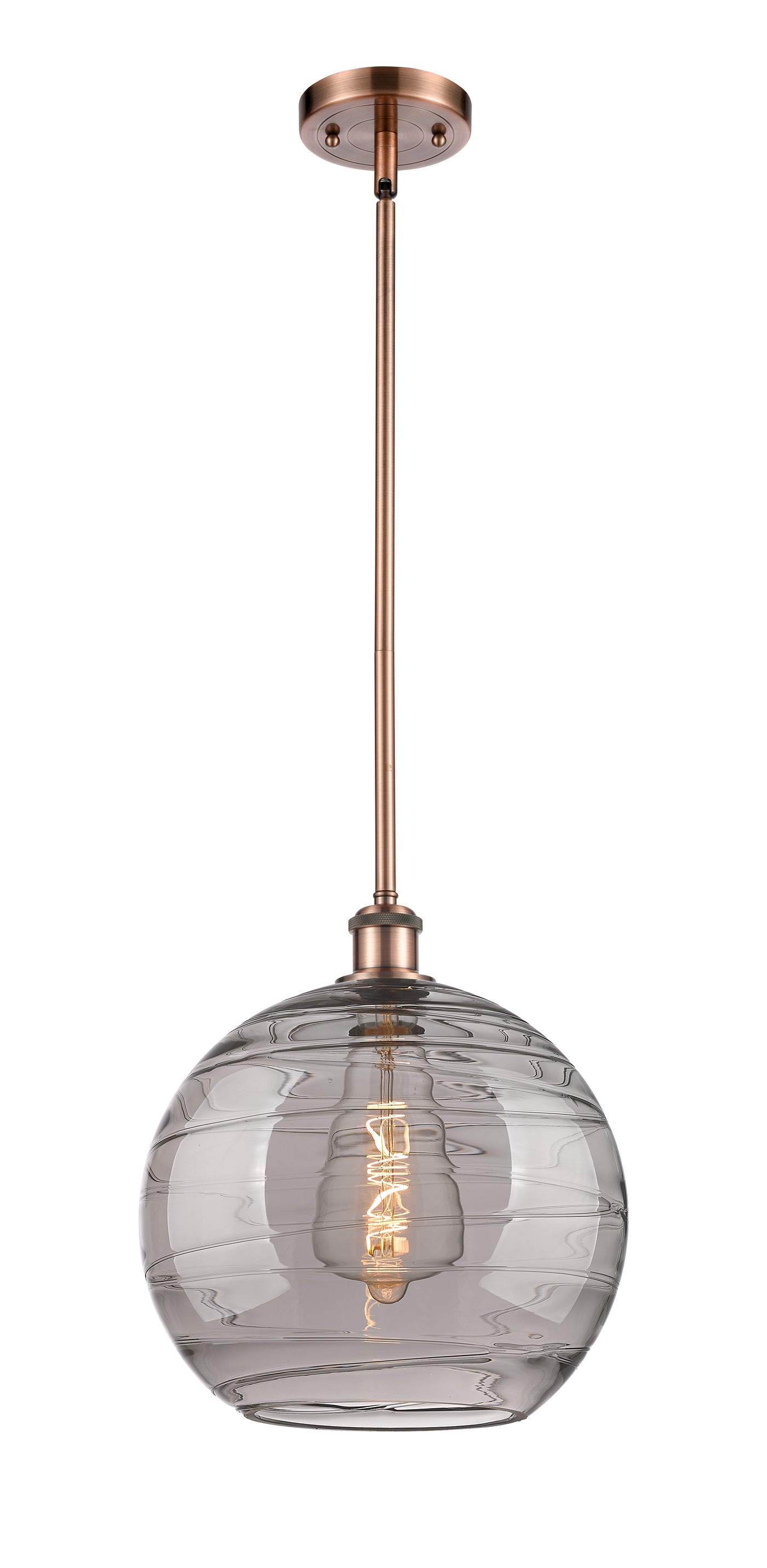 Ballston Mini Pendant Antique Brass Finish