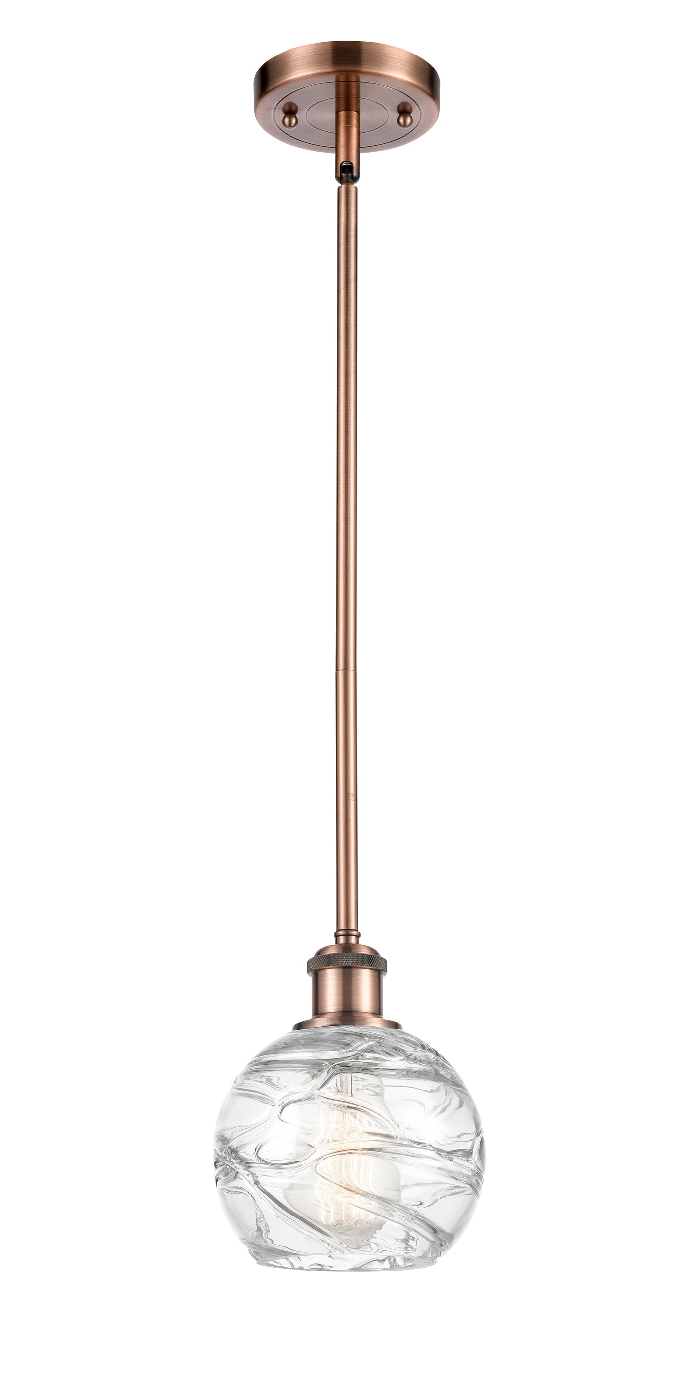 Ballston Mini Pendant Antique Brass Finish