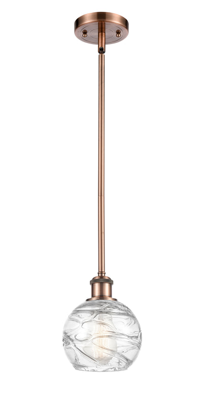 Ballston Mini Pendant Antique Brass Finish