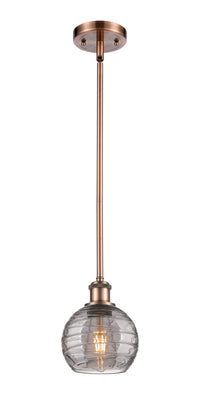 Ballston Mini Pendant Antique Brass Finish