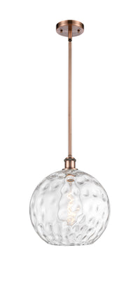 Ballston Mini Pendant Antique Brass Glass