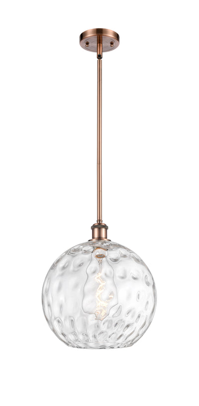 Ballston Mini Pendant Antique Brass Glass