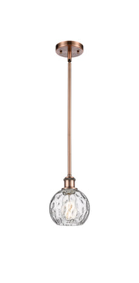 Ballston Mini Pendant Antique Brass Glass
