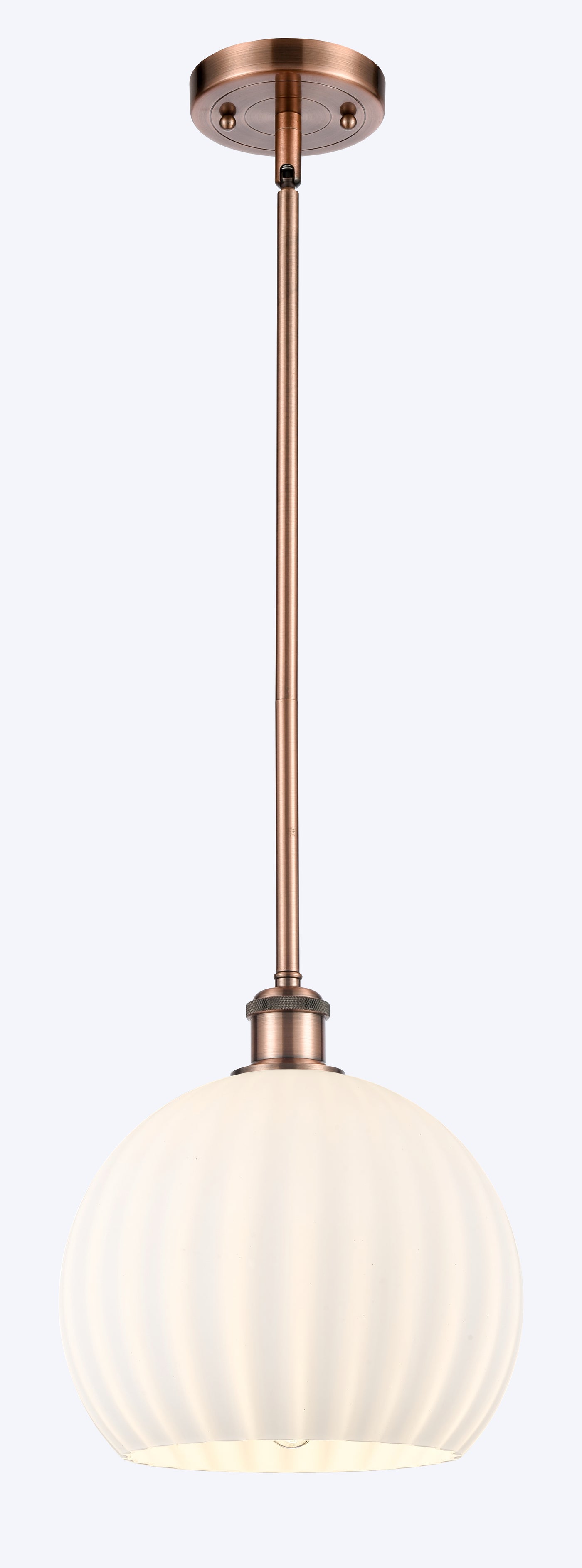 Ballston Mini Pendant Antique Brass Finish