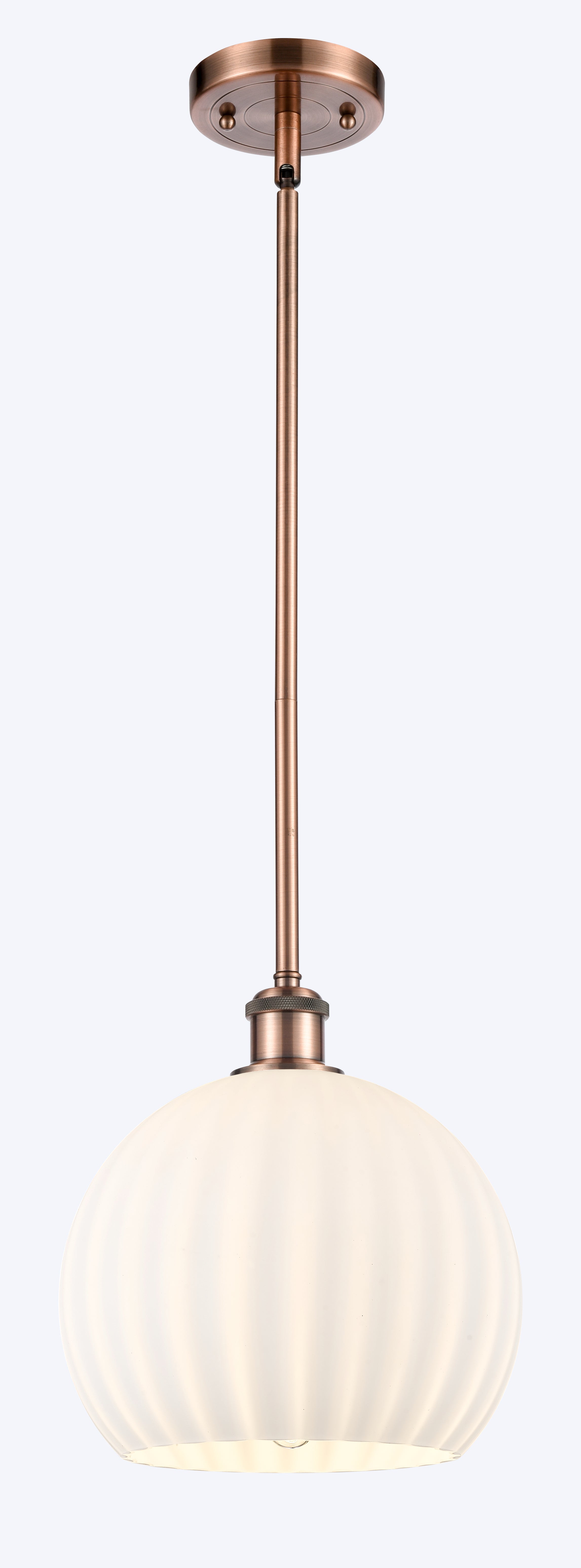 Ballston Mini Pendant Antique Brass Finish