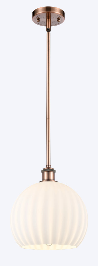 Ballston Mini Pendant Antique Brass Finish